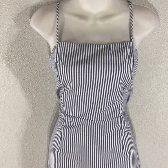 NWT Kendall + Kylie blue white stripe dress - Picture 4 of 10